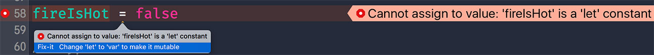 compile error