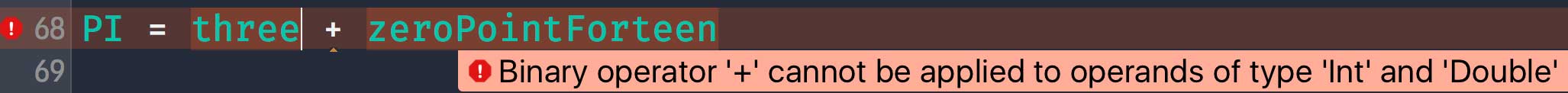 const compile error